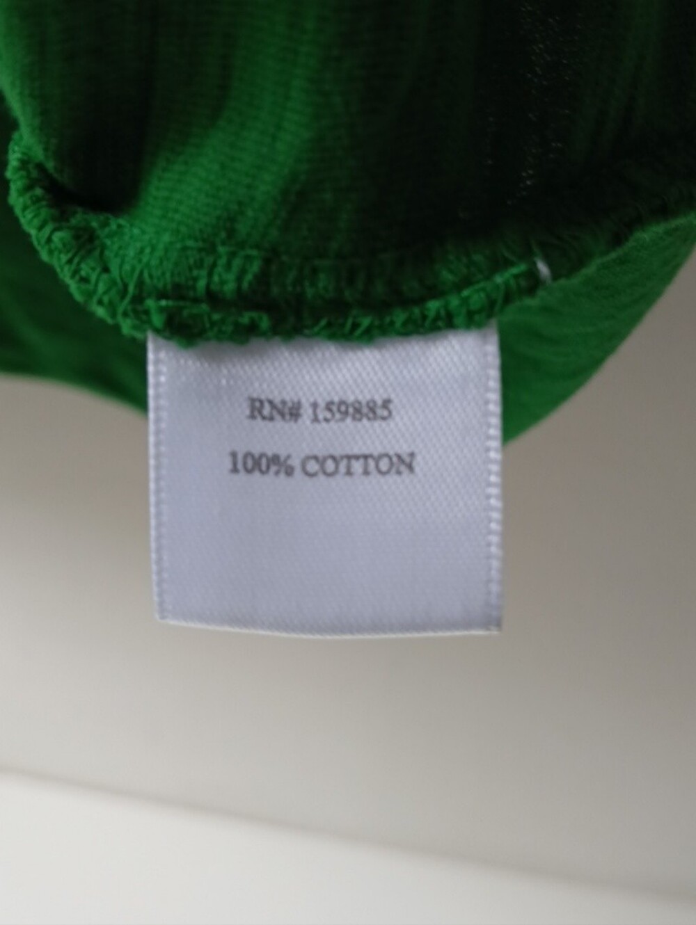 Bobi V Neck Crop T Shirt Green Women's XS - Picture 5 of 7
